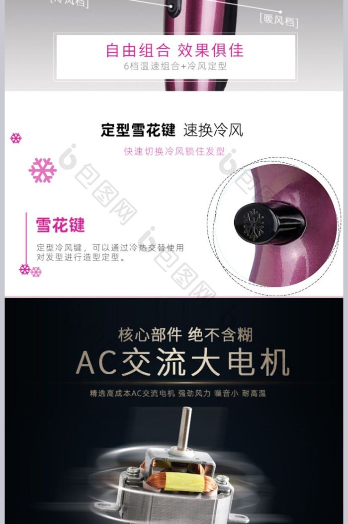【安全・高效】家用专业级电吹风机 - 打造致美秀发新体验